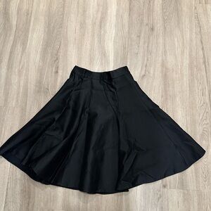 Chic Black Skater Skirt